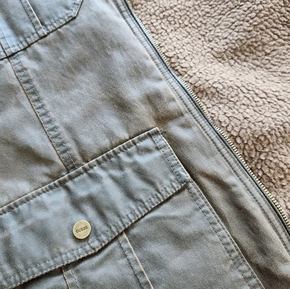 Guess Men's Sherpa Lined Jacket - Picture 7 of 7